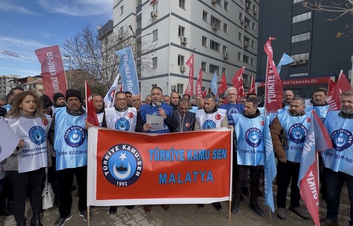 Türk Kamu-Sen Malatya’dan Ek Zam Ve Refah Payı ve Vergide Adalet Çağrısı