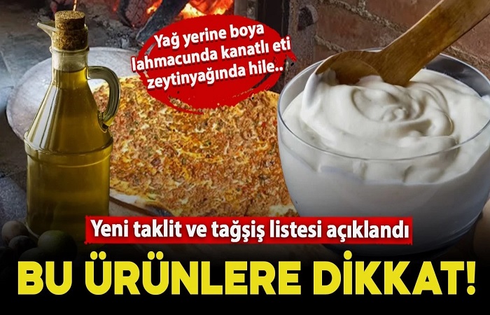 Tarım ve Orman Bakanlığı, Şubat Ayı Gıda’da Taklit ,Tağşiş ve Hile Yapan Firmaları Açıkladı