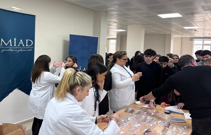 MİAD Ankara Şubesi Girişimleri İle Doğanşehir Fen Lisesi Öğrencilerine Gözlük Desteği